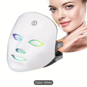 Mask with therapy lights for acne anti inflammatory redness wrinkles dark spot